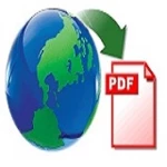 web to pdf android application logo